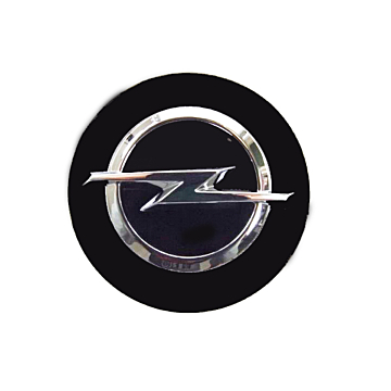Opel naafkapje zwart 54mm