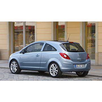 Opel Corsa D 3-drs achterbumper zonder flex-fix