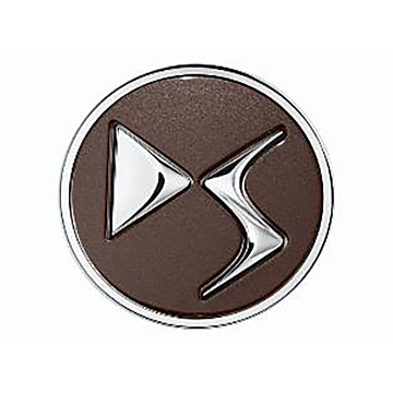 DS naafdoppen Brun Topaze met DS-logo