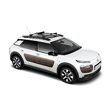 Citroën C4 Cactus dakdragers (voor modellen met dakreling)