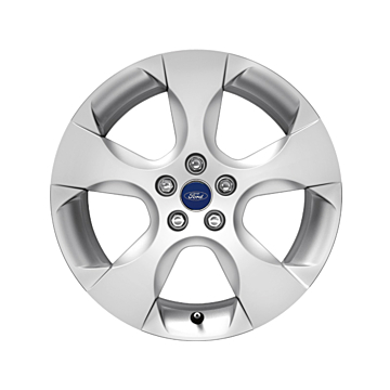 Ford Galaxy / S-MAX (04/2006 - 04/2015) lichtmetalen velg 18" 5-spaaks design, Sparkle silver