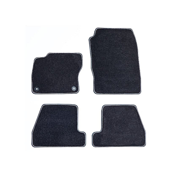 Ford Focus (01/2011 - 03/2018) vloermatten velours (Individual zwart)