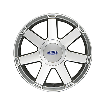 Ford Fusion (2002 - 2012) lichtmetalen velg 16" 7-spaaks design, gepolijst zilver