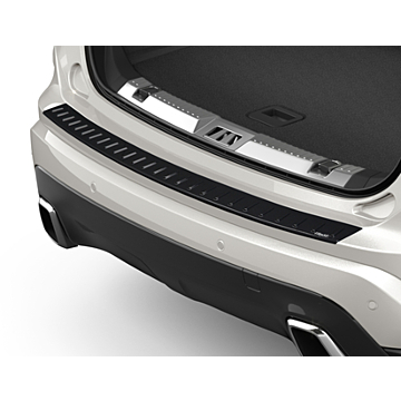 Ford Edge (09/2018 - ..) rear bumper protector, glossy black