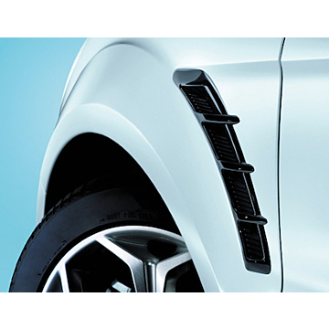 Ford S-MAX (03/2010 - 04/2015) grille in voorschermen hoogglans zwart