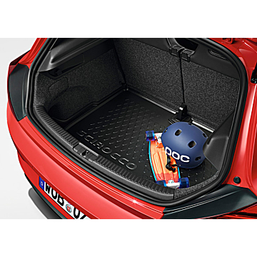 Volkswagen Scirocco kofferbakmat, met vaste bodem