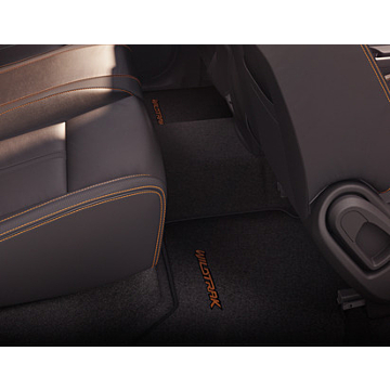 Ford Ranger (11/2011 - 11/2022) vloermatten, premium velours achter, zwart