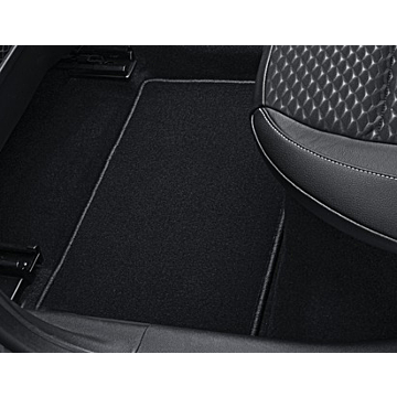 Ford Focus (04/2018 - ..) achter gevormd vloermatten velour, zwart