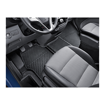 Hyundai H350 vloermatten, rubber, LHD