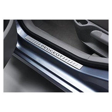Peugeot instaplijsten (verchroomd)