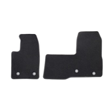 Ford Transit Custom (02/2018 - 09/2023) vloermatten, standaard zwart, voor