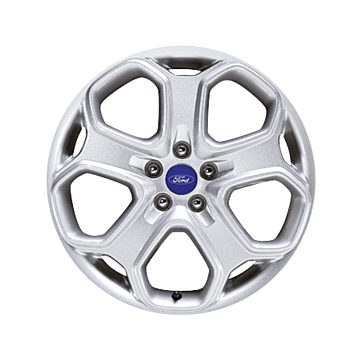 Ford Focus (07/2004 - 12/2010) lichtmetalen velg 18" 5-spaaks Y-design, zilver