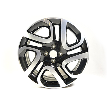 Renault Captur lichtmetalen velg 17" Explorer / Fastgame zwart diamant