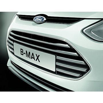 Ford B-MAX (2012 - 2018) skid plate voorbumper zwart