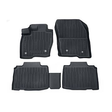 Ford Edge (01/2016 - ..) vloermatten all-weather voor en achter, zwart