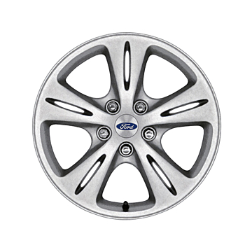 Ford lichtmetalen velg 16" 5-spaaks design, zilver