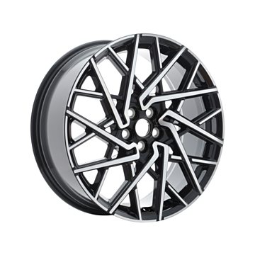 Ford Mustang Mach-E (07/2020 - ..) GT lichtmetalen velg 20" 10 x 2-spaaks design, zwart gefreesd