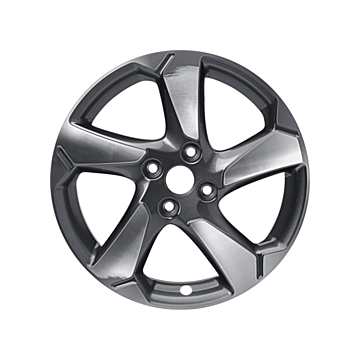 Ford Fiesta (07/2017 - 2023) lichtmetalen velg 17" 5-spaaks design, ROUGH METAL