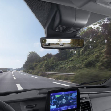 Ford Transit (01/2014 - ..) / Transit Custom (08/2012 - 09/2023) binnenspiegel met achteruitrijcamera