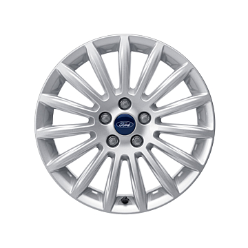Ford Mondeo (03/2007 - 08/2014) lichtmetalen velg 17" 15-spaaks design, Sparkle silver