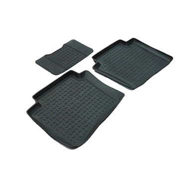 Ford Focus (01/2011 - 03/2018) vloermatten achter rubber