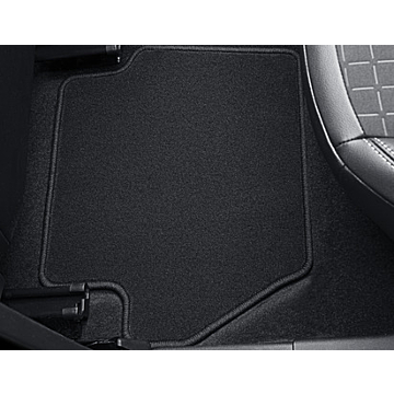 Ford Fiesta (07/2017 - 2023) / Puma (10/2019 - ..) vloermatten, standaard achter, zwart