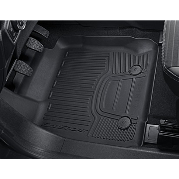 Ford EcoSport (10/2017 - ..) vloermatten, all-weather met opstaande randen, voor, zwart