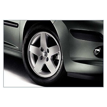 Peugeot lichtmetalen velgen Monaco 15" 4-gats set