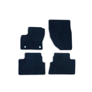 Ford Kuga (2008 - 07/2011) vloermatten, premium velours vooraan, zwart, voor zwart lederen interieur