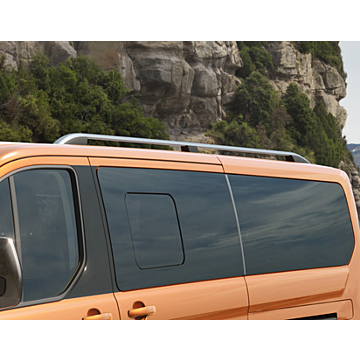 Ford Tourneo / Transit Custom (02/2018 - 09/2023) dakrails zilver