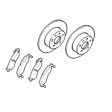 Opel schijfremmenpakket achter