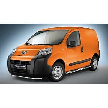 Musketier Peugeot Bipper CityGuard Ø48 mm, rvs verchroomd