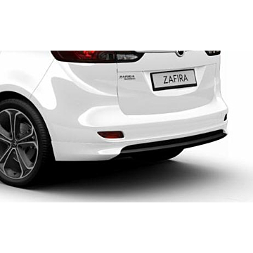 Opel Zafira Tourer OPC-line achterbumperspoiler met dubbele ronde eindpijp