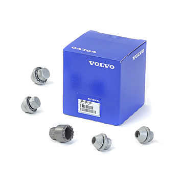 Volvo lockable wheel nut kit (set of 4 + key)