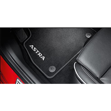 Opel Astra K vloermatten velour zwart