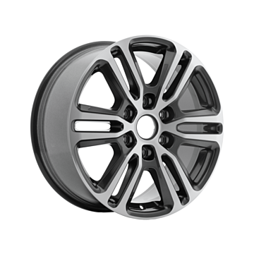 Ford Ranger (02/2019 - ..) lichtmetalen velg 18" 6 x 2-spaaks design, Medium Bolder Grey gepolijst (behalve Raptor)