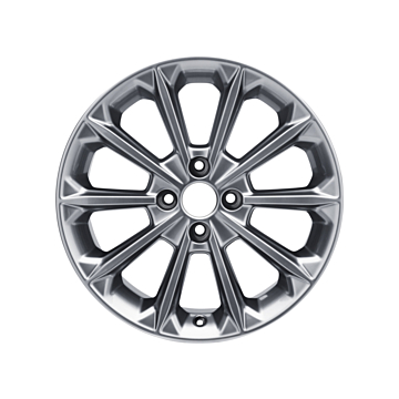 Ford Fiesta (07/2017 - 2023) lichtmetalen velg 17" 10-spaaks design, LUSTER NICKEL