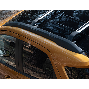 Ford Ecosport (10/2017 - ..) dakrails enkele tail voor linkerzijde, zwart
