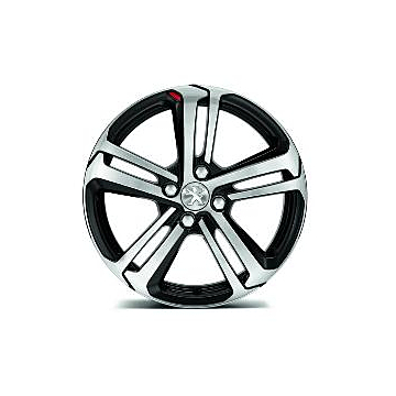 Peugeot lichtmetalen velgen Ligne S 17" 4-gats set