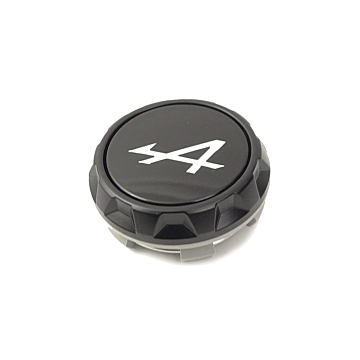 Alpine naafkapje hoogglans zwart 59mm