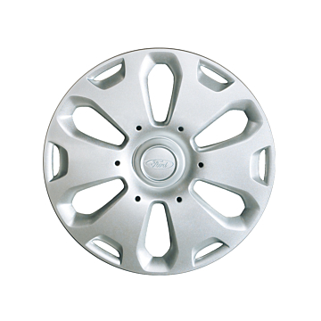 Ford wieldoppen set 14" zilver Y-spaak look