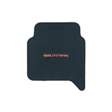 Ford Ranger (11/2011 - 11/2022) vloermatten, premium velours achter, zwart Wildtrak