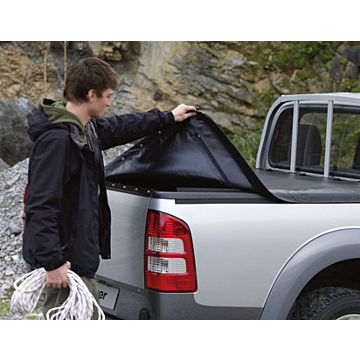 Ford Ranger (2006 - 10/2011) afdekzeil soepel, zwart