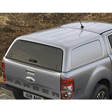 Ford Ranger (02/2019 - ..) dubbele cabine hard top zonder zijruiten, Moondust Silver
