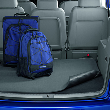 Volkswagen Touran 2003 - 2015 dubbelzijdige kofferbakmat, 7-zitter, met variabele bodem