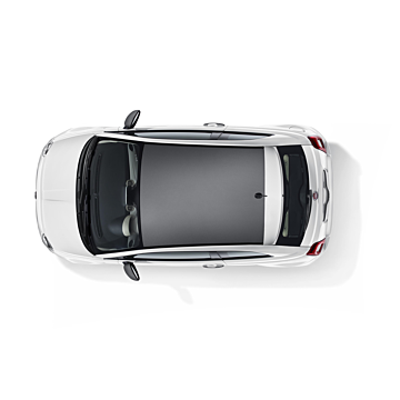 Fiat 500 wrapping voor dak titanium-look