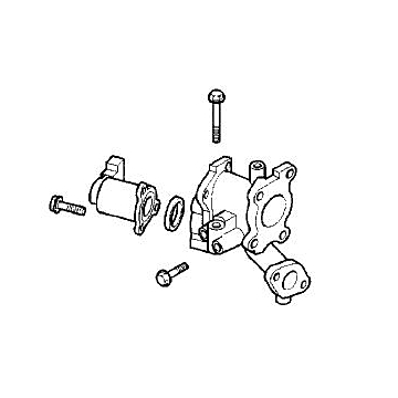 Opel EGR-klep voor 1.7 diesel-motoren (Y17DT / Z17DTH / Z17DTL)