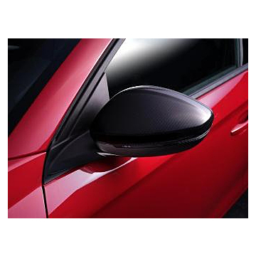 Opel Corsa F spiegelkappen carbon-look