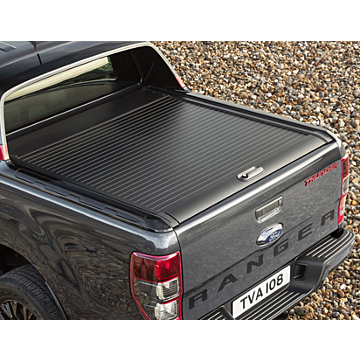 Ford Ranger (02/2019 - 11/2022) oprolbare tonneau cover zwart. handmatig
