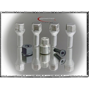 Musketier Peugeot 107 slotbouten M12x1,5x28 mm Type B14